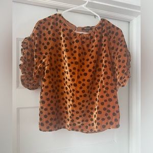 Madewell velvet top
